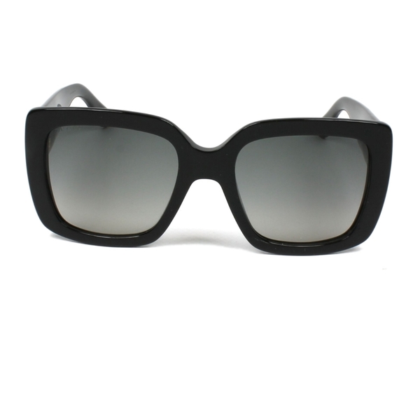 NEW GUCCI OVERSIZED SQUARE WOMEN'S SUNGLASSES GG0141SN 001 GUCCI BLACK EYEWEAR - Picture 4 of 9